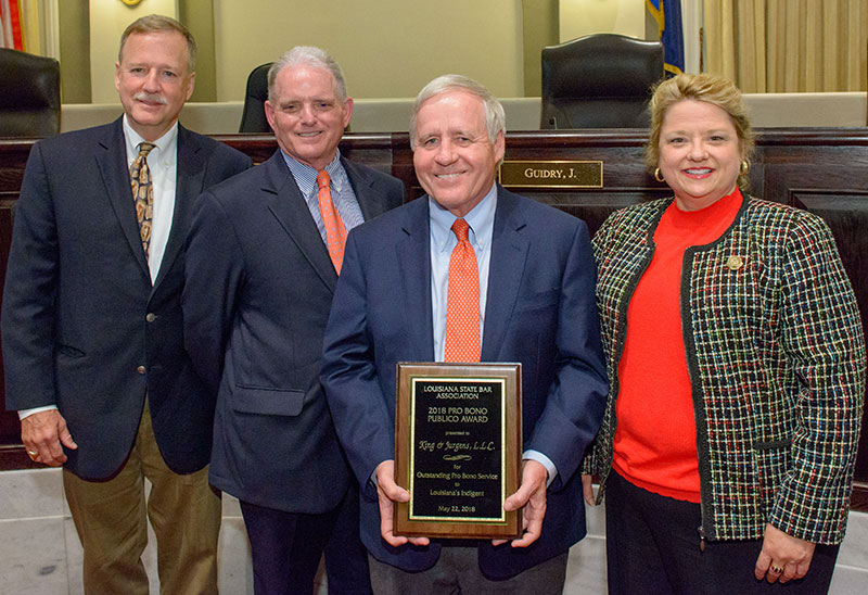 Louisiana Pro Bono Publico Award Ceremony 2018